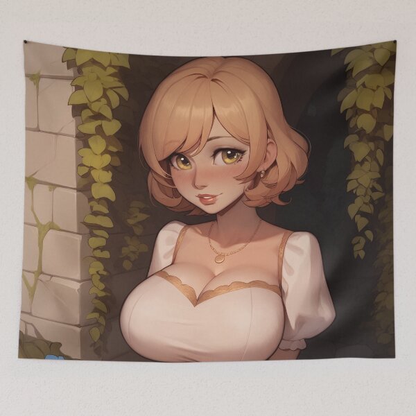 Item preview, Cute Milf in a Garden designed and sold by WaifuBrowser.