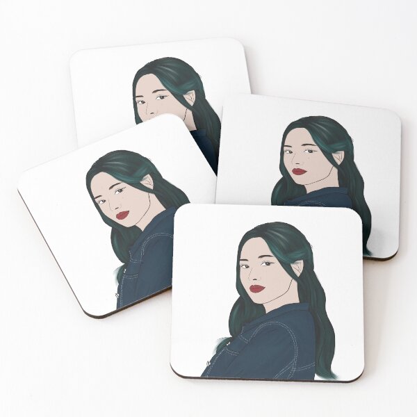Item preview, HyeJu / Son Hye-ju (Loossemble) K-pop artist digital illustration art designed and sold by Eclectic-aww.