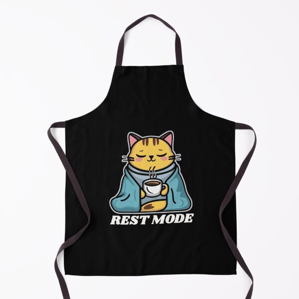 Item preview, Rest Mode Cat With Coffee designed and sold by vaxiek.