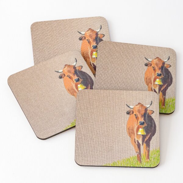 Item preview, Lone Cow and Snowy Peaks designed and sold by LucyEShaw.