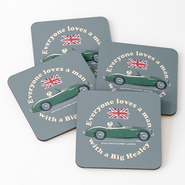 Item preview, Every one loves a man with a Big Healey – in British Racing Green designed and sold by Bigs66.
