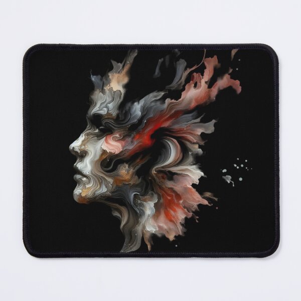 Item preview, Abstract Human Silhouette with Flowing Colors designed and sold by IllumeInk.