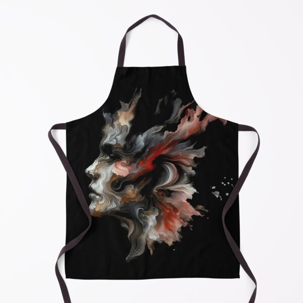 Item preview, Abstract Human Silhouette with Flowing Colors designed and sold by IllumeInk.
