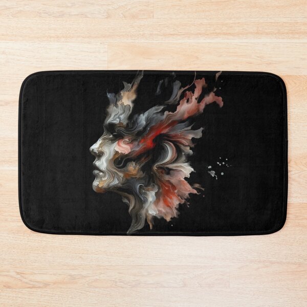 Item preview,  Abstract Human Silhouette with Flowing Colors designed and sold by IllumeInk.