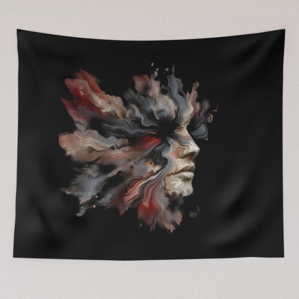 Item preview,  Abstract Flowing Portrait designed and sold by IllumeInk.