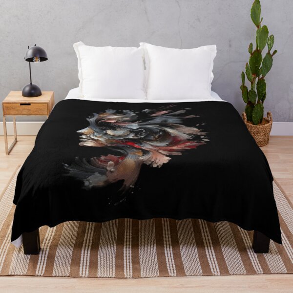 Item preview, Abstract Swirl Face Art designed and sold by IllumeInk.