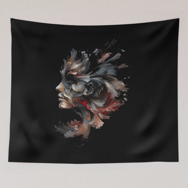 Item preview,  Abstract Swirl Face Art designed and sold by IllumeInk.