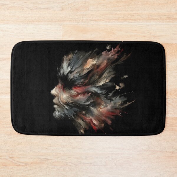 Item preview,  Abstract Face Profile with Fluid Brushstrokes designed and sold by IllumeInk.