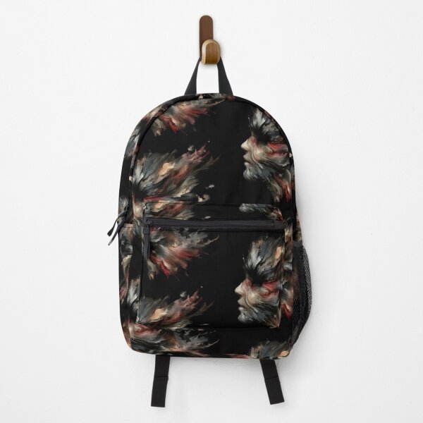 Item preview, Abstract Face Profile with Fluid Brushstrokes designed and sold by IllumeInk.