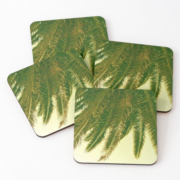 Item preview, ALOHA paradise palm frond magic palmy holiday Caribbean palm designed and sold by Luzi Illustrella.