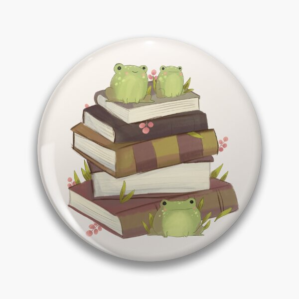 Item preview, Cute Books and frogs  designed and sold by Mayarart.