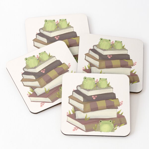 Item preview, Cute Books and frogs  designed and sold by Mayarart.