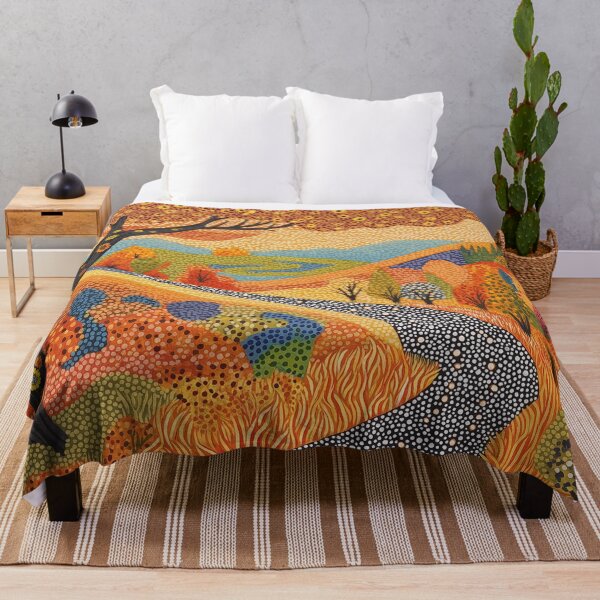 Item preview, Autumn Floral Folk Art Evening  designed and sold by Neika Shimm Designs.