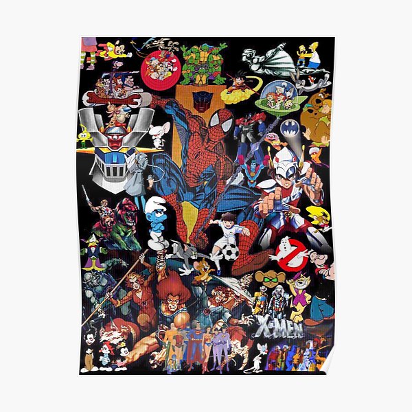 90's cartoons Poster