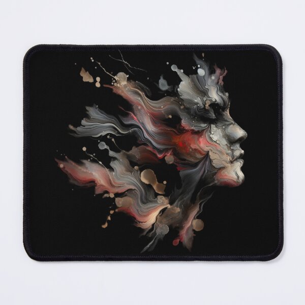 Item preview, Abstract Human Face in Flowing Paint Strokes designed and sold by IllumeInk.