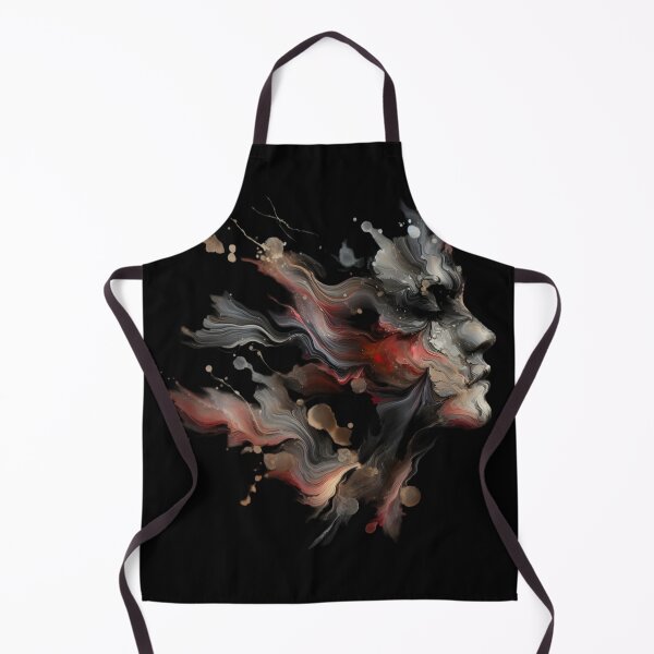 Item preview, Abstract Human Face in Flowing Paint Strokes designed and sold by IllumeInk.