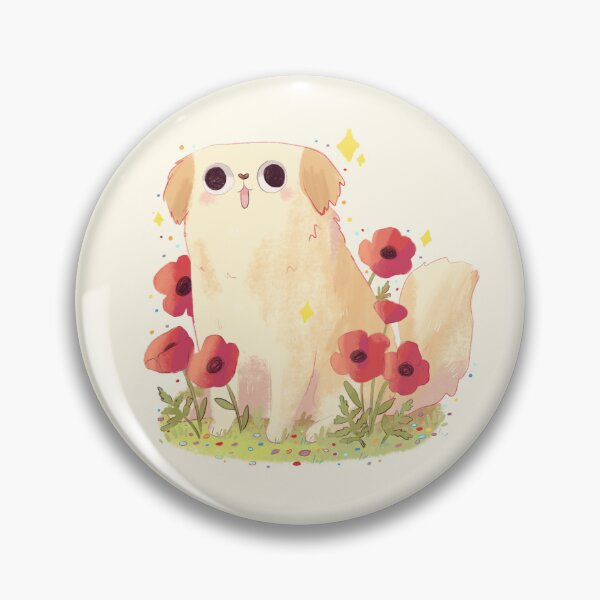 Item preview,  Labrador and red flowers  designed and sold by Mayarart.