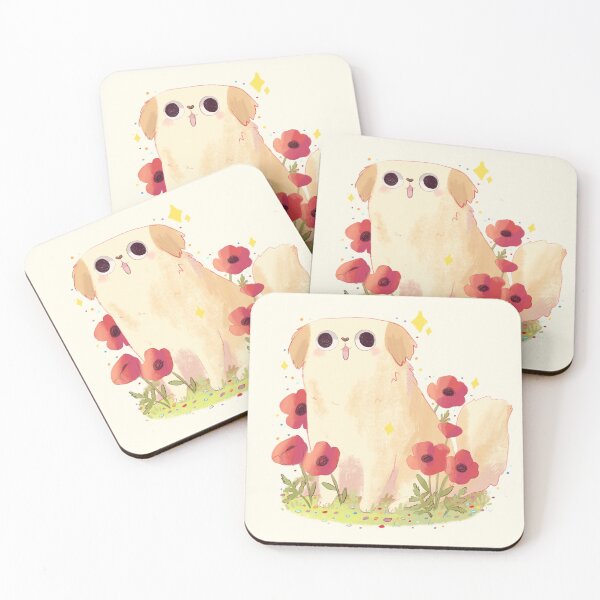 Item preview,  Labrador and red flowers  designed and sold by Mayarart.