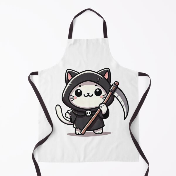 Item preview, Grim Purr The Adorable Reaper Cat designed and sold by NineNIGHT404.