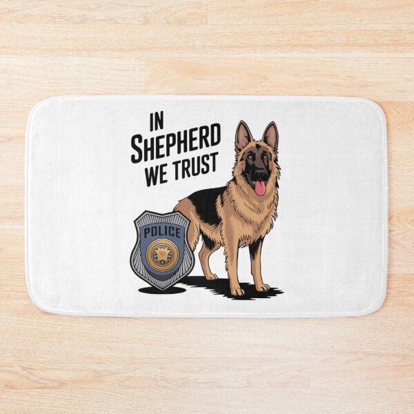 Item preview, German sherpherd artwork: In Shepherd We Trust designed and sold by Davideus.