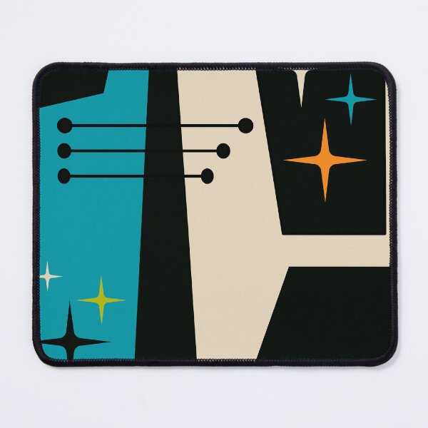 Item preview, mid century modern retro pattern designed and sold by pauloneill-art.