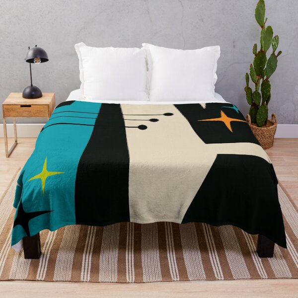 Item preview, mid century modern retro pattern designed and sold by pauloneill-art.