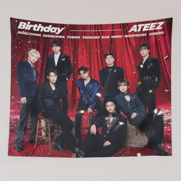 Item preview, ATEEZ Birthday Japanese comeback kpop atiny designed and sold by Kpop-Noona.