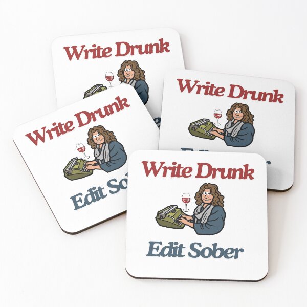 Item preview, Write Drunk Edit Sober designed and sold by BlesstB.
