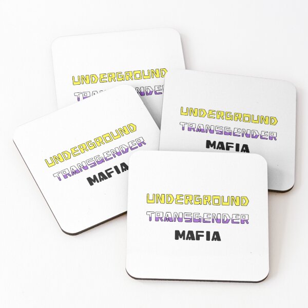 Item preview, Underground Transgender Mafia - nonbinary flag designed and sold by ramsaybaggins.