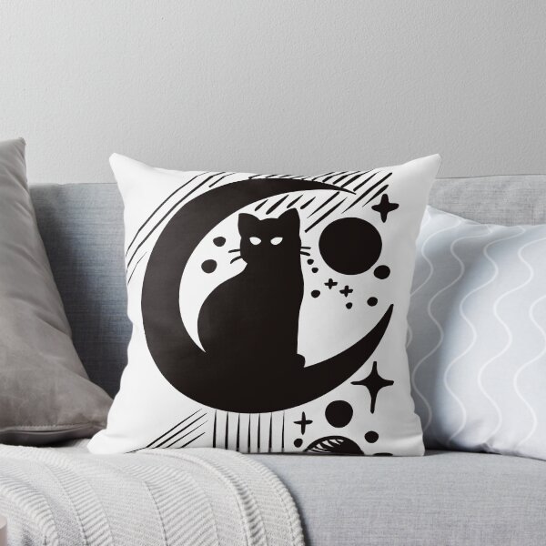 Item preview, Moonlit Cat in the Cosmos designed and sold by YarkaYa.