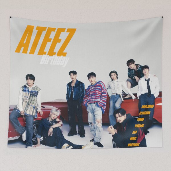 Item preview, ATEEZ Birthday Japanese comeback kpop atiny designed and sold by Kpop-Noona.