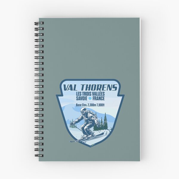 Item preview, Val Thorens Les Trois Vallees Skiing France Sticker T-Shirt 01 designed and sold by OuterShellUK.