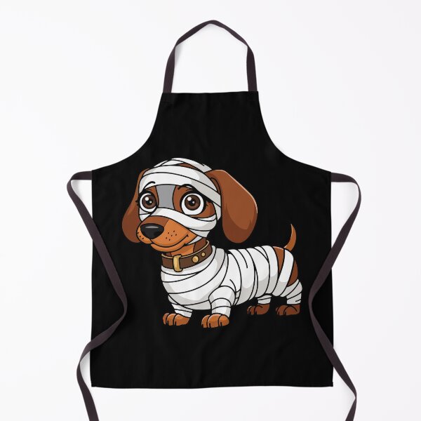 Item preview, dachshund mummy halloween designed and sold by khallidaart.