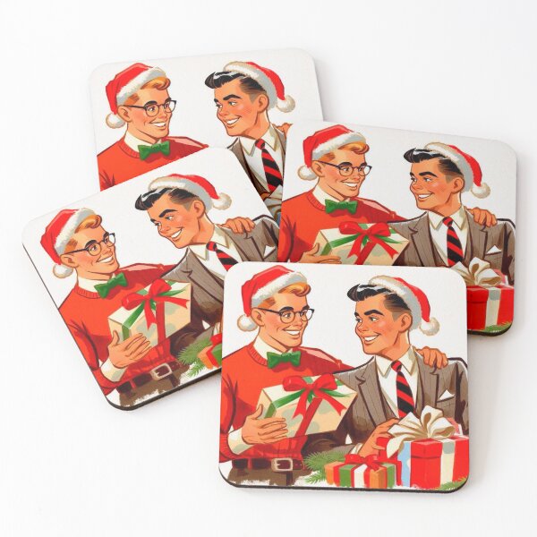 Item preview, Gay couple 2024 Christmas (1950’s style) designed and sold by DickSmith69.