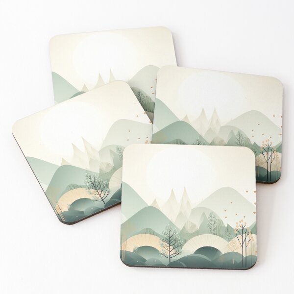 Item preview, Minimalist Boho - Mint Green Cedar designed and sold by KootenayDesigns.