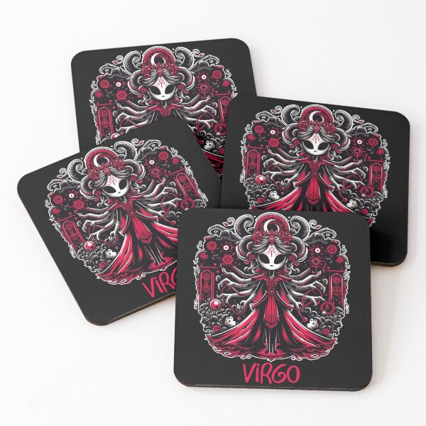 Item preview, Dark Zodiac Illustration of Virgo designed and sold by shypixels.