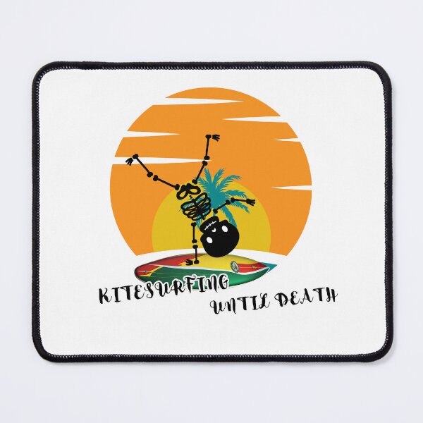 Item preview, Surfer skeleton holding hands on surfboard. SUB Surf. Ideal gift designed and sold by StyleFused.