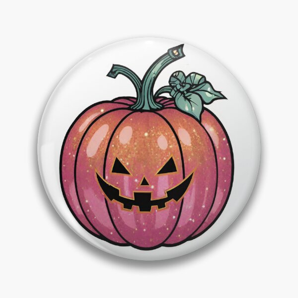 Item preview, Glitter Jack-O-Lantern Pumpkin designed and sold by Spike The Punch Design Co..