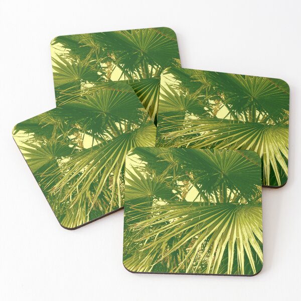 Item preview, ALOHA paradise palm tree palm frond vacation jungle tropic beach designed and sold by Luzi Illustrella.