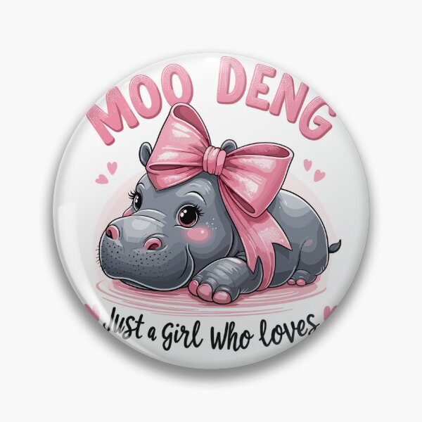 Item preview, Just A Girl Who Loves Moo Deng Cute Baby Hippo designed and sold by YourFidelity.