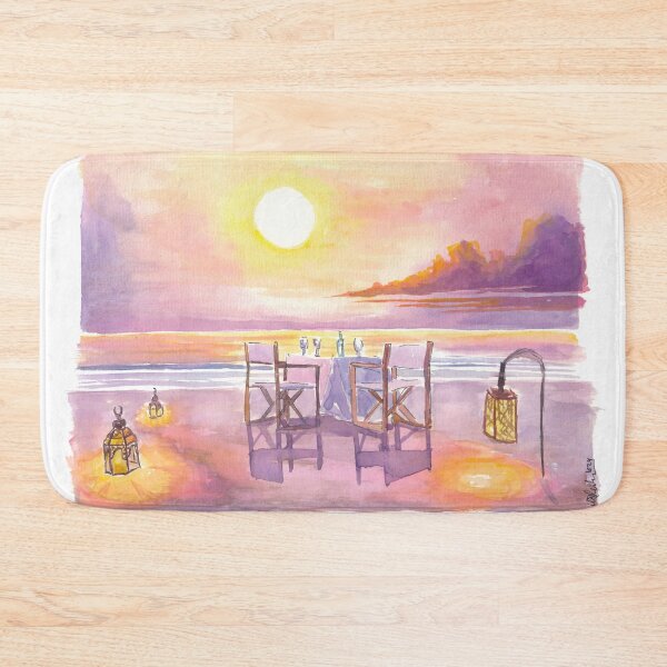 Item preview, Romantic Sunset Dinner at the Serene Beach. designed and sold by artshop77.
