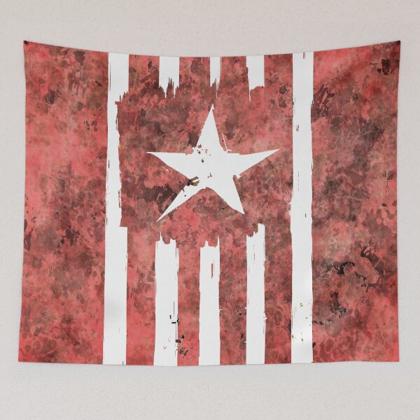 Item preview, white stripes with stars over red enviroment designed and sold by AlbertoRuiZ.