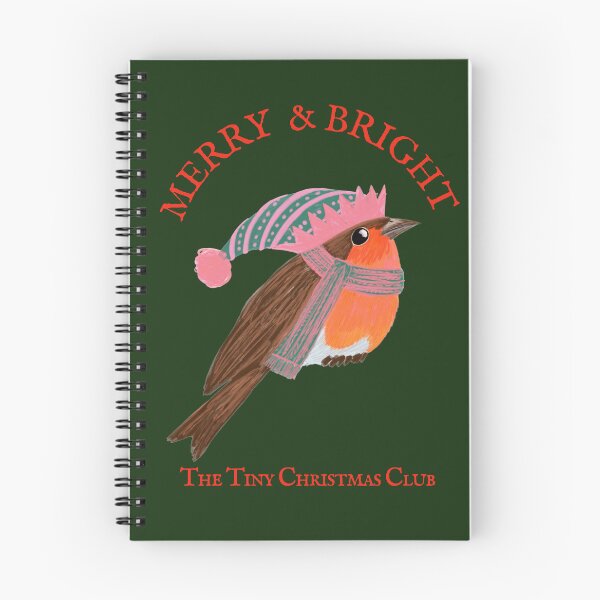 Item preview, Festive Robin in Christmas Hat - The Tiny Christmas Club - Jemma jamie skidmore designed and sold by Jemma Jamie Skidmore.