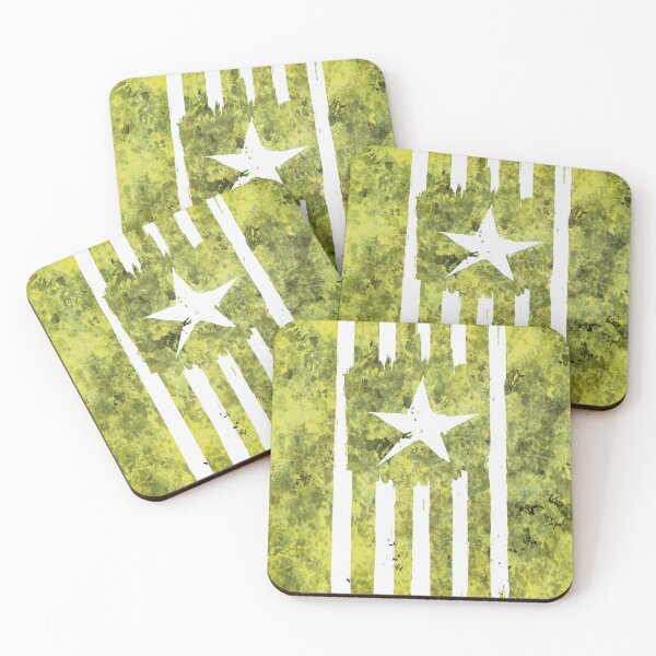 Item preview, white stripes with stars over golden enviroment designed and sold by AlbertoRuiZ.