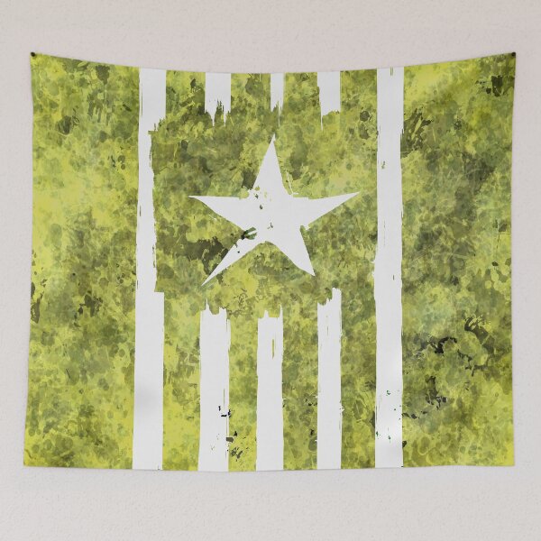 Item preview, white stripes with stars over golden enviroment designed and sold by AlbertoRuiZ.