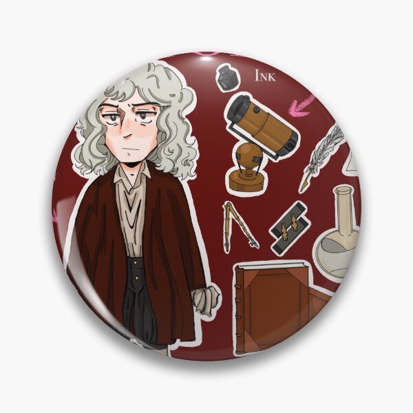 Item preview, Chibi Isaac Newton  designed and sold by Isaacnewtonwife.