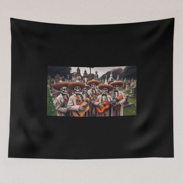Item preview, Day of the Dead Mariachi Band designed and sold by Halifaxartguy.
