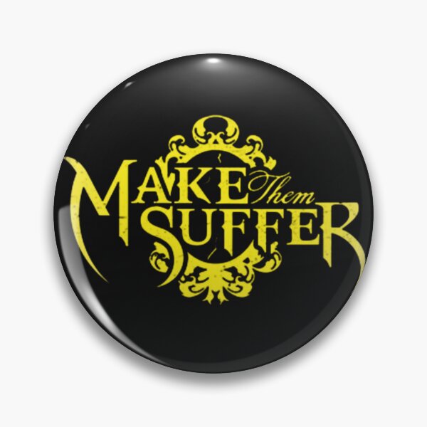 Item preview, MAKE THEM SUFFER Logo designed and sold by MetalRockProg.