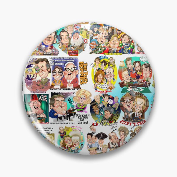 Item preview, 30 years of British tv! designed and sold by SARAH BAILEY CARTOONS.