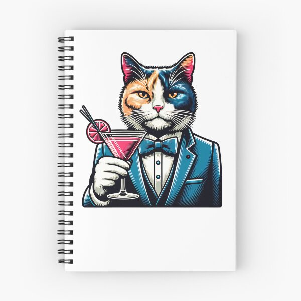 Item preview, Bartender Cat - funny cat design designed and sold by ReneMM.